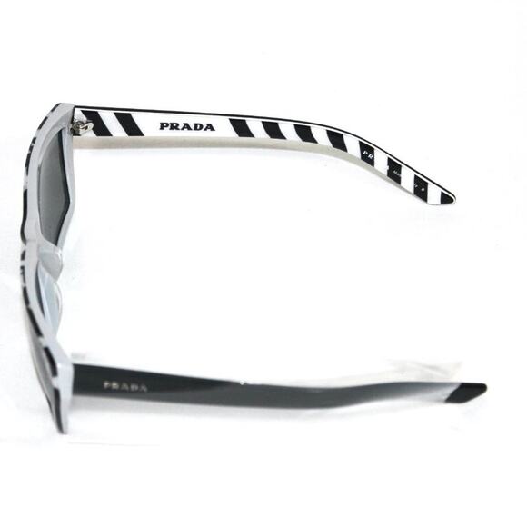 PRADA Black Grey Sunglasses NWT Model PR 04VS 57 - Picture 9 of 12